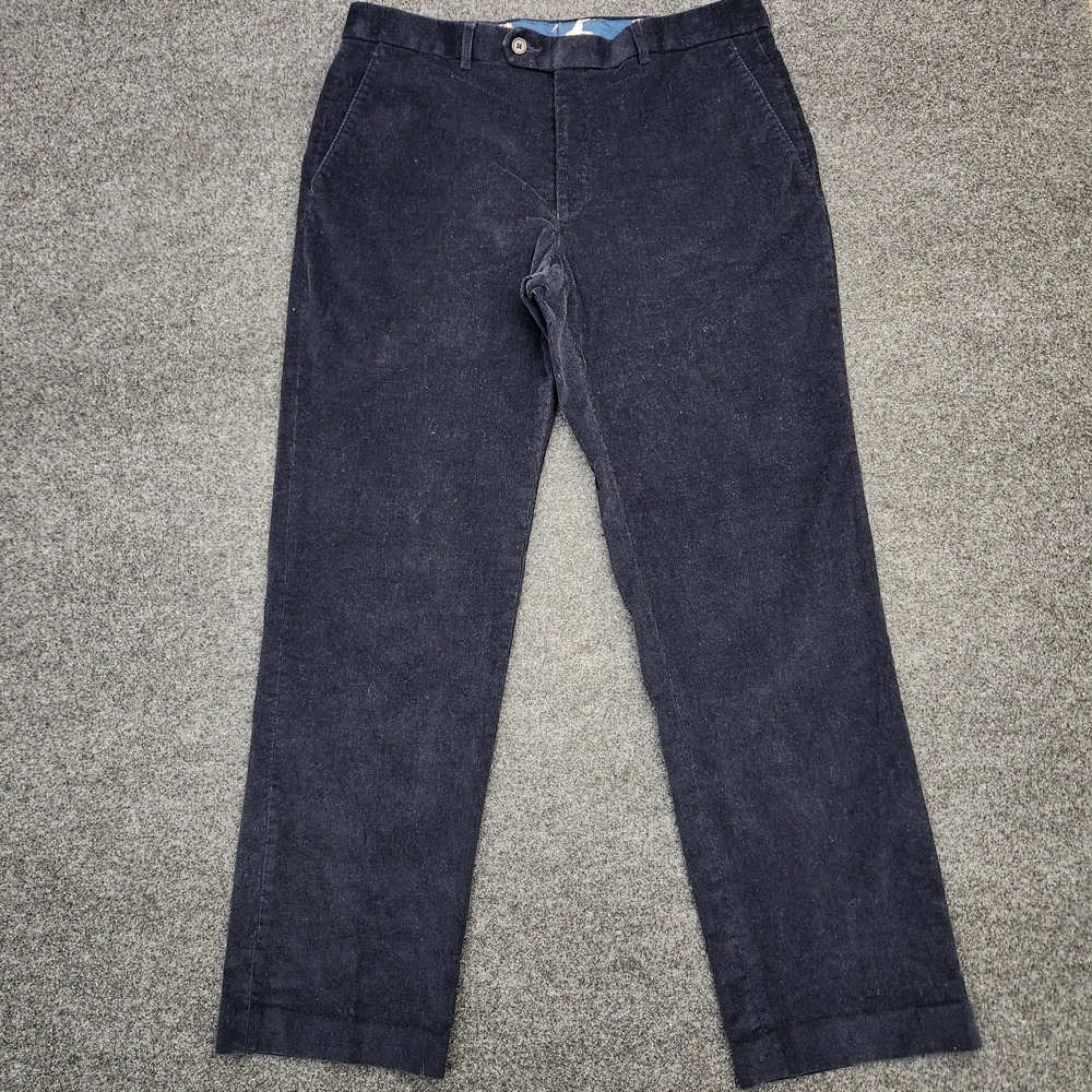Lauren Ralph Lauren Mens 34×30 Dark Navy Corduroy Pants Timeless New England